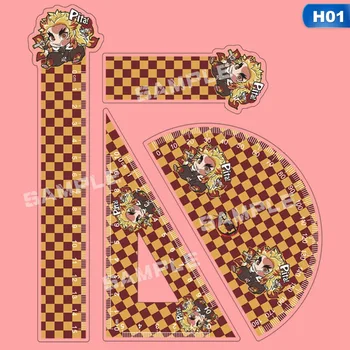 4Pcs Anime Demon Slayer: Kimetsu No Yaiba Measuring Rulers Set Students Cartoon Cosplay School Scale Ruler Gift For Kids
4Pcs Anime Demon Slayer: Kimetsu No Yaiba Measuring Rulers Set Students Cartoon Cosplay School Scale Ruler Gift For Kids