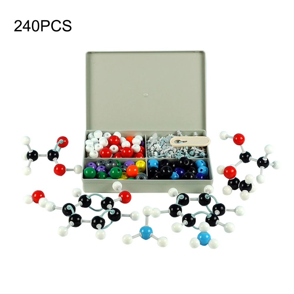 240 Pcs Chemistry Atom Molecular Models Kit Set General Scientific Children Educational Model Set
240 Pcs Chemistry Atom Molecular Models Kit Set General Scientific Children Educational Model Set