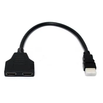 30cm HDMI Port Male To Female 1 Input 2 Output Splitter Cable Adapter Converter 1080P Y Splitter Cable Adapter
30cm HDMI Port Male To Female 1 Input 2 Output Splitter Cable Adapter Converter 1080P Y Splitter Cable Adapter