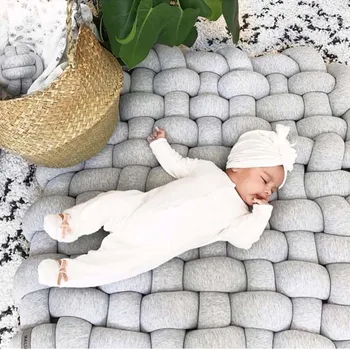 Knot Weave Cushion For Bed Game Pad Play Crawling Cushions Newborn Baby Sleeping Seat
Knot Weave Cushion For Bed Game Pad Play Crawling Cushions Newborn Baby Sleeping Seat