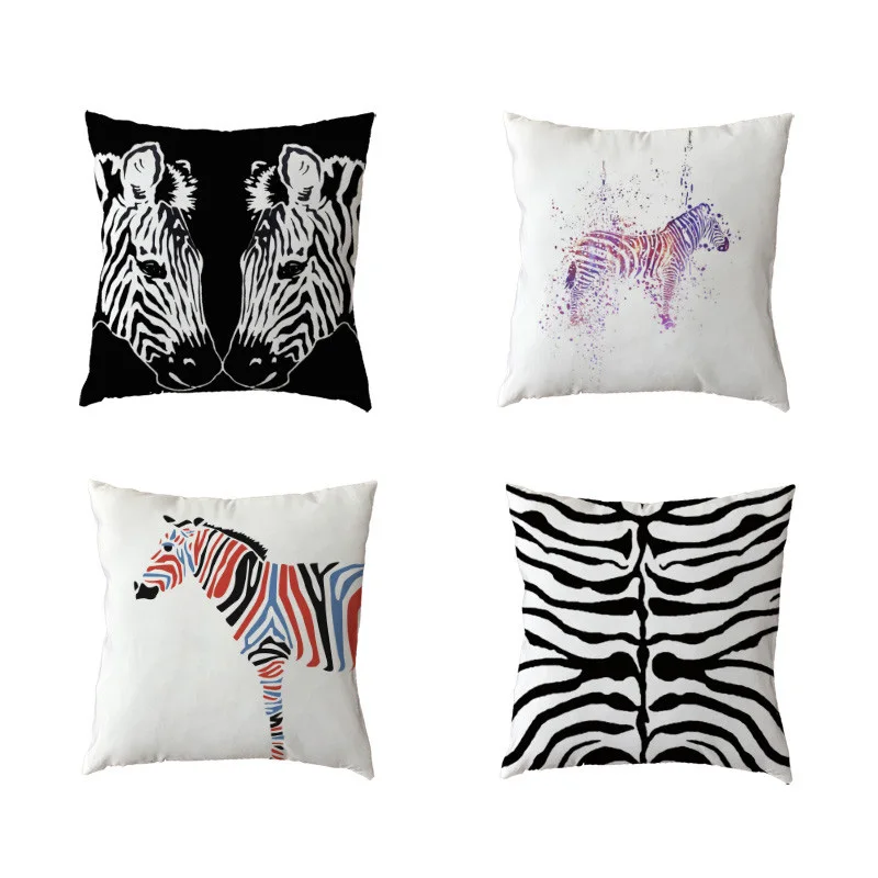 Halloween sofa cushion set cute animal print pillowcase black and white color pattern zebra pad set cotton sofa seat home
Halloween sofa cushion set cute animal print pillowcase black and white color pattern zebra pad set cotton sofa seat home