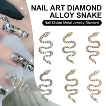 6 Color Snake 3D Glitter Nail Art Decor Rhinestones Gold Silver Alloy Nail Diamond Nail Art Decoration DIY Nail Charms Supplies
6 Color Snake 3D Glitter Nail Art Decor Rhinestones Gold Silver Alloy Nail Diamond Nail Art Decoration DIY Nail Charms Supplies