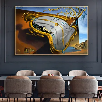 Salvador Dali The Persistence of Memory Canvas Paintings On The Wall Art Posters and Prints Famous Art Pictures Home Wall Decor
Salvador Dali The Persistence of Memory Canvas Paintings On The Wall Art Posters and Prints Famous Art Pictures Home Wall Decor