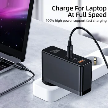 GaN Charger 120W USB C PD Fast Charger QC4.0 QC3.0 Quick Charge Portable Phone Charger ForMacbook ForiP For Laptop Tablet
GaN Charger 120W USB C PD Fast Charger QC4.0 QC3.0 Quick Charge Portable Phone Charger ForMacbook ForiP For Laptop Tablet