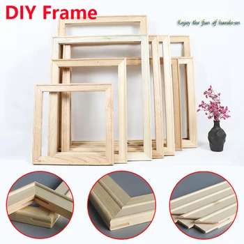 Multiple sizes natural wooden frame for canvas oil Painting by numbers,diy frame for photo, inner frame for home decor
Multiple sizes natural wooden frame for canvas oil Painting by numbers,diy frame for photo, inner frame for home decor