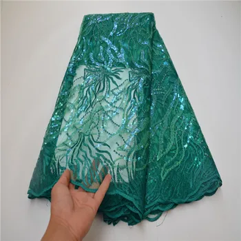 Green And Gold Sequined African French Mesh tulle Lace Fabric For India Evening Party Dress Fabric 2020 New Nigeria Sequins lace
Green And Gold Sequined African French Mesh tulle Lace Fabric For India Evening Party Dress Fabric 2020 New Nigeria Sequins lace