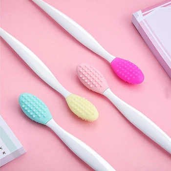 Portable Pore Cleaning Brush Double-sided Silicone Exfoliating Lip Brush BB2
Portable Pore Cleaning Brush Double-sided Silicone Exfoliating Lip Brush BB2