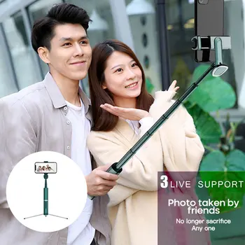 Mini Wirleless Selfie Stick Bluetooth Remote Portable Foldable With Tripods For Mobile Phone Holder Tripod Camera Self-Timer
Mini Wirleless Selfie Stick Bluetooth Remote Portable Foldable With Tripods For Mobile Phone Holder Tripod Camera Self-Timer