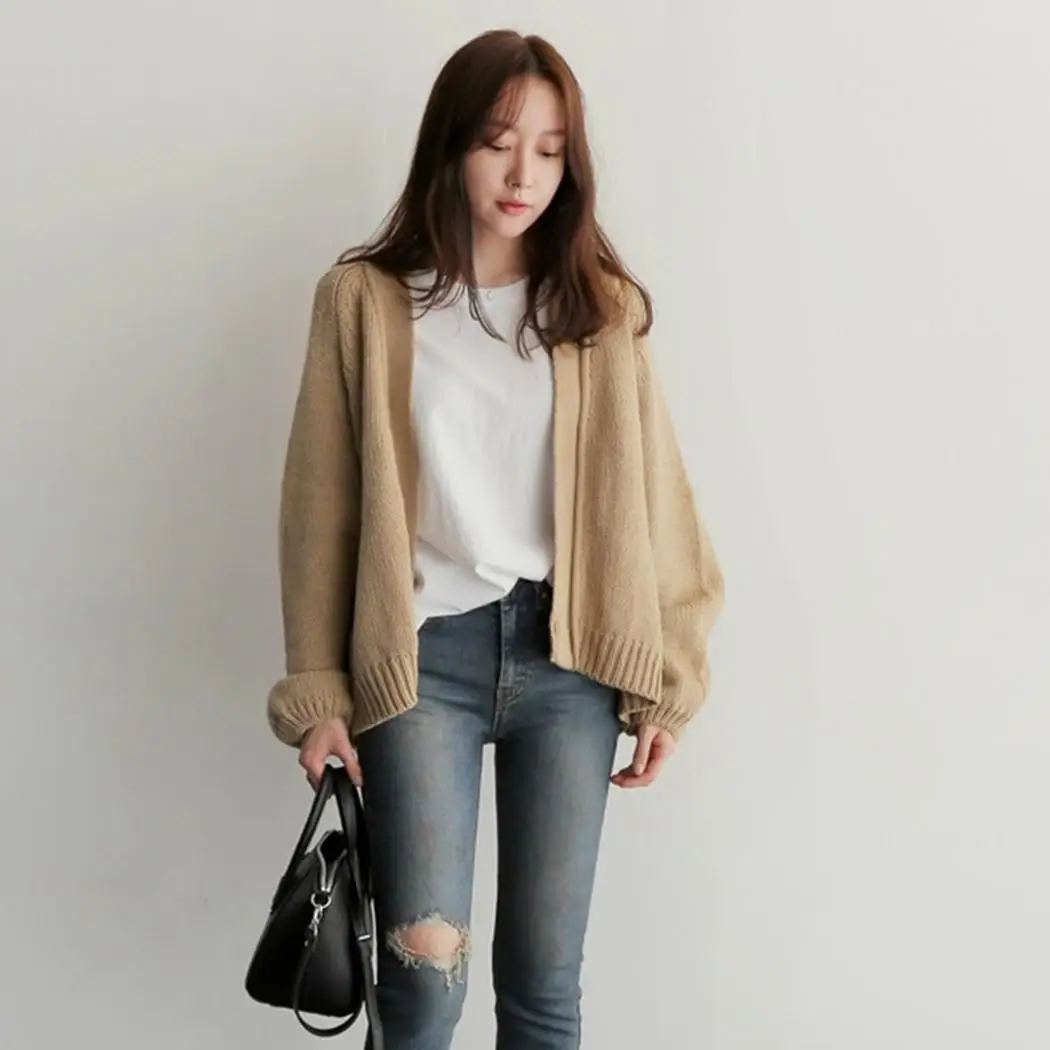 New Women Casual V-Neck Long Sleeve Front Solid Loose, Open, Open Knitted Winter Cardigan None
New Women Casual V-Neck Long Sleeve Front Solid Loose, Open, Open Knitted Winter Cardigan None