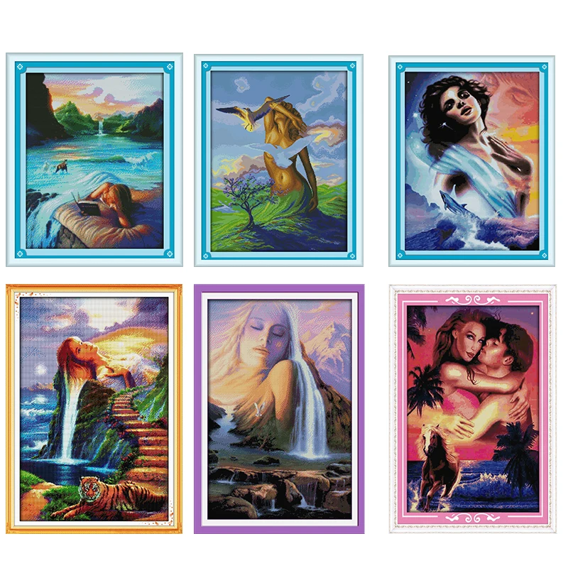 Joy Sunday Charm of the Goddess Cross Stitch Kit Counted 14CT11CT Print Chinese Pattern Handcraft Make Embroidery with Chart Set
Joy Sunday Charm of the Goddess Cross Stitch Kit Counted 14CT11CT Print Chinese Pattern Handcraft Make Embroidery with Chart Set