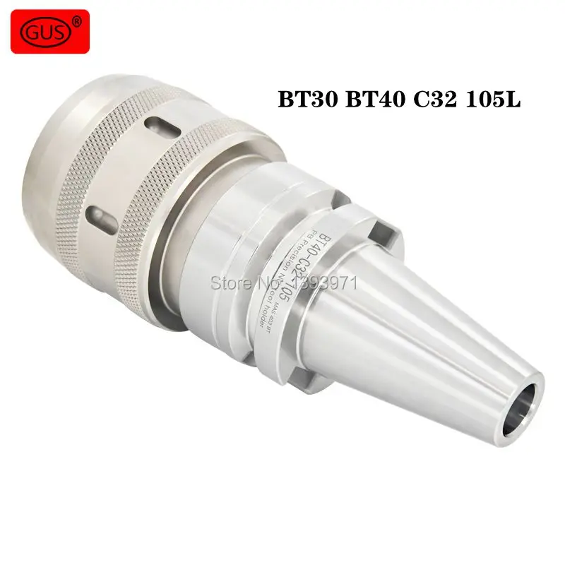 GUS High-Precision BT40 C32 105L Powerful Tool Holder, CNC Chuck Machining Center BT30 Heavy Cutting Tool Holder Dustproof
GUS High-Precision BT40 C32 105L Powerful Tool Holder, CNC Chuck Machining Center BT30 Heavy Cutting Tool Holder Dustproof