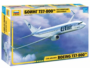 Сборная модель ЗВЕЗДА / ZVEZDA - Пассажирский авиалайнер Боинг 737-800™ 1:144 109 деталей 7019
Сборная модель ЗВЕЗДА / ZVEZDA - Пассажирский авиалайнер Боинг 737-800™ 1:144 109 деталей 7019