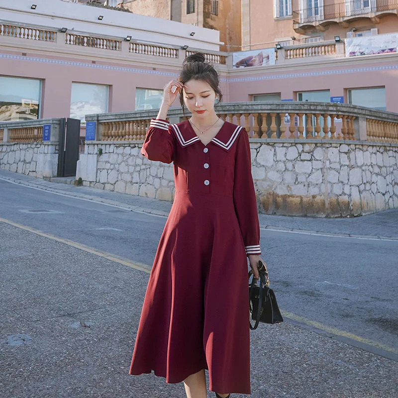 Photo Shoot 2020 Spring New Style Korean-style Slim Fit Casual French Waist Hugging Slimming Mid-length Hepburn Wind Dress Women
Photo Shoot 2020 Spring New Style Korean-style Slim Fit Casual French Waist Hugging Slimming Mid-length Hepburn Wind Dress Women