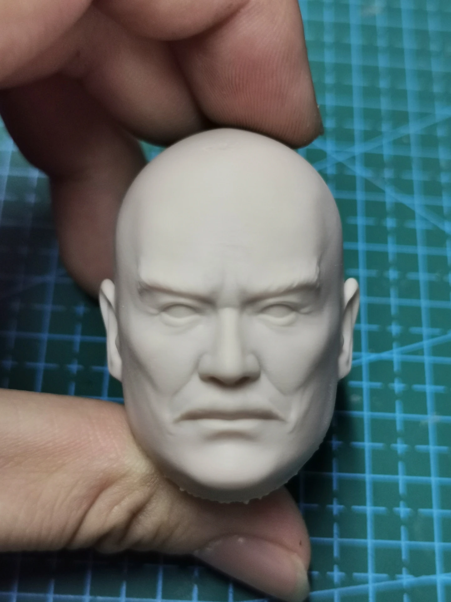 

1/6 Scale Japanese Star Sonny Chiba Sadaho Maeda Unpainted Head Model for 12''Body DIY