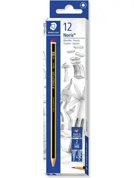 12 LAPICES GRAFITO STAEDTLER NORIS PUNTA 2HB
12 LAPICES GRAFITO STAEDTLER NORIS PUNTA 2HB