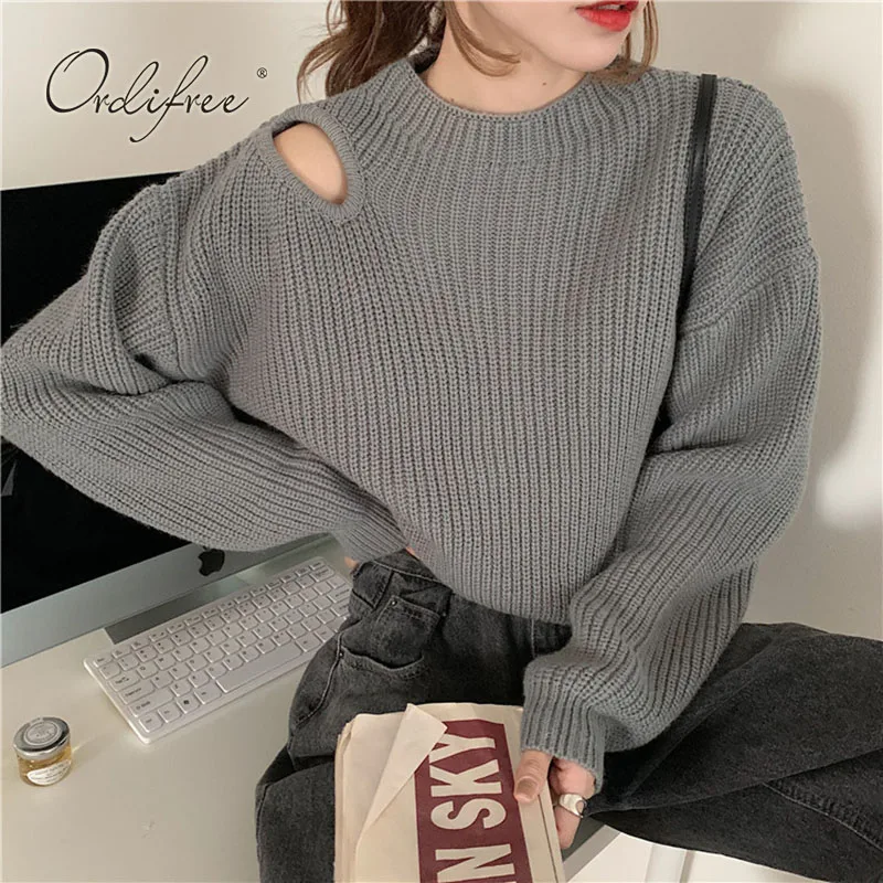 Ordifree 2022 Autumn Winter Oversized Sweater Women Knitted Pullovers Female Jumpers Loose Casual Off One Shoulder Warm Sweater
Ordifree 2022 Autumn Winter Oversized Sweater Women Knitted Pullovers Female Jumpers Loose Casual Off One Shoulder Warm Sweater