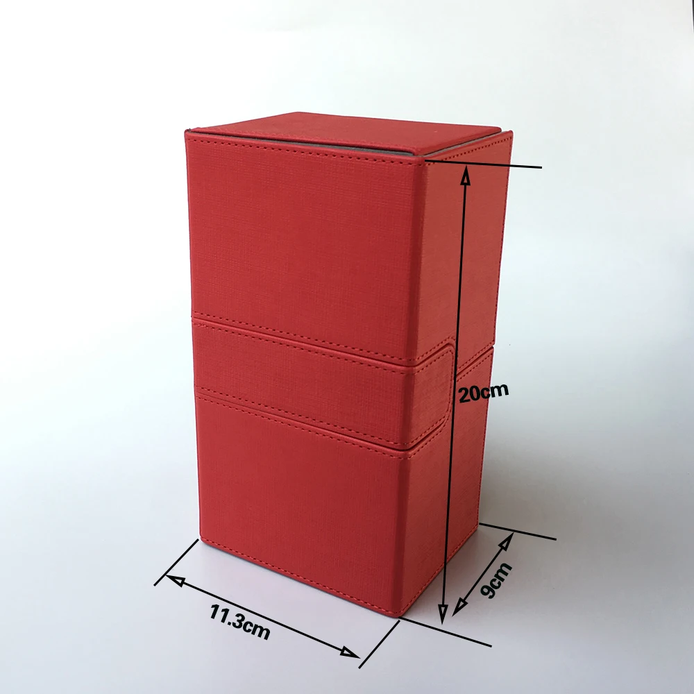 Magic Deck Box Deck Case for Trading cards, Board Game Card Case Card Box/Cards Container: Red Color
Magic Deck Box Deck Case for Trading cards, Board Game Card Case Card Box/Cards Container: Red Color