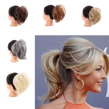 DIANQI bagunçado noiva cabelo bun extensão envoltório em torno de rabo de cavalo sintético em linha reta cabelo borracha band
DIANQI bagunçado noiva cabelo bun extensão envoltório em torno de rabo de cavalo sintético em linha reta cabelo borracha band