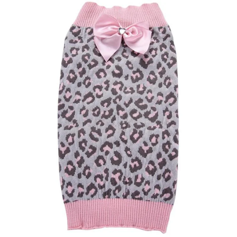 Leopard Dog Sweaters Bow Puppy Sweater For Small Large Dogs French Bulldog Spring Autumn Coat XXS XS S M XL XXL ropa para perro
Leopard Dog Sweaters Bow Puppy Sweater For Small Large Dogs French Bulldog Spring Autumn Coat XXS XS S M XL XXL ropa para perro