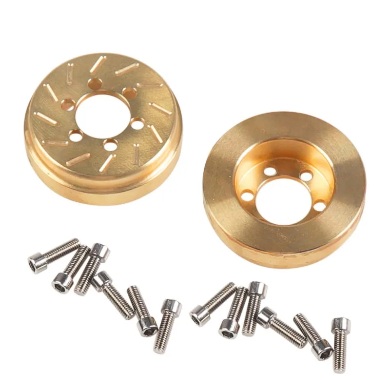 2 PCS/Sets Wheel Rim Brass 63 G Internal Counterweight For 1.9 2.2 Wheel Rims Axial SCX10 90046 D90 TF2 Traxxas TRX4
2 PCS/Sets Wheel Rim Brass 63 G Internal Counterweight For 1.9 2.2 Wheel Rims Axial SCX10 90046 D90 TF2 Traxxas TRX4