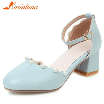 Karinluna New Design 2020 Big Size 43 Dropship Square Heels Summer Sandals Woman Shoes Buckle Strap Casual Shoes Women Sandals
Karinluna New Design 2020 Big Size 43 Dropship Square Heels Summer Sandals Woman Shoes Buckle Strap Casual Shoes Women Sandals