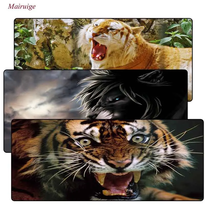 2018 Animal Tiger Extra Large Mouse Pad Gaming Mousepad Anti-slip Natural Rubber Gaming Mouse Mat with Locking Edge
2018 Animal Tiger Extra Large Mouse Pad Gaming Mousepad Anti-slip Natural Rubber Gaming Mouse Mat with Locking Edge
