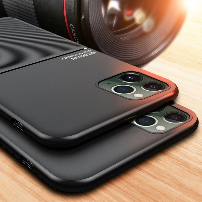 Мягкий Магнитный чехол для Apple iPhone 11 Pro 11Pro XS Max матовый защитный iphone X XR 7 8 6 Plus чехлы