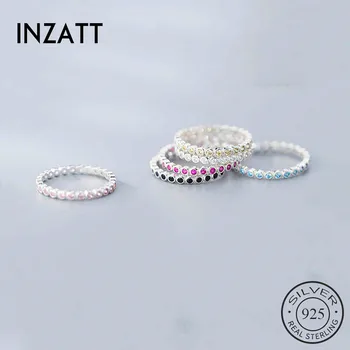 INZATT Real 925 Sterling Silver Zircon Round Ring For Fashion Women Birthday Party Cute Fine Jewelry Minimalist Accessories Gift
INZATT Real 925 Sterling Silver Zircon Round Ring For Fashion Women Birthday Party Cute Fine Jewelry Minimalist Accessories Gift