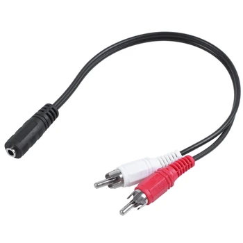 ABGN Hot-3.5 mm stereo female 2 RCA male AV cable auxiliary audio adapter wire
ABGN Hot-3.5 mm stereo female 2 RCA male AV cable auxiliary audio adapter wire