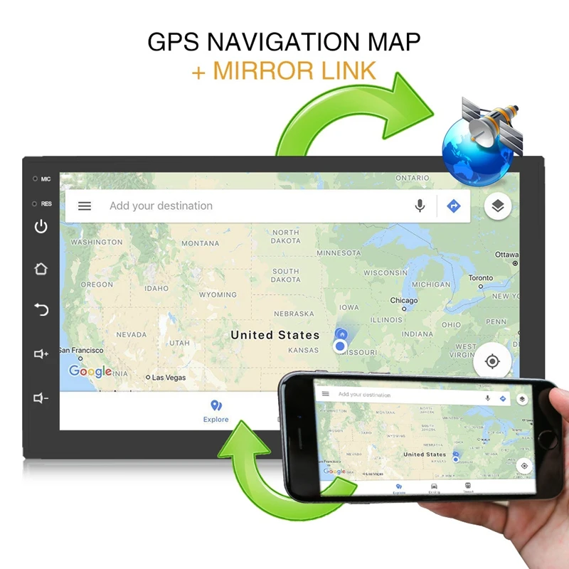 GPS Multimedia Player 7 inch Universal Car Navigation MP3 MP4 Radio Monitor For Nissan
GPS Multimedia Player 7 inch Universal Car Navigation MP3 MP4 Radio Monitor For Nissan