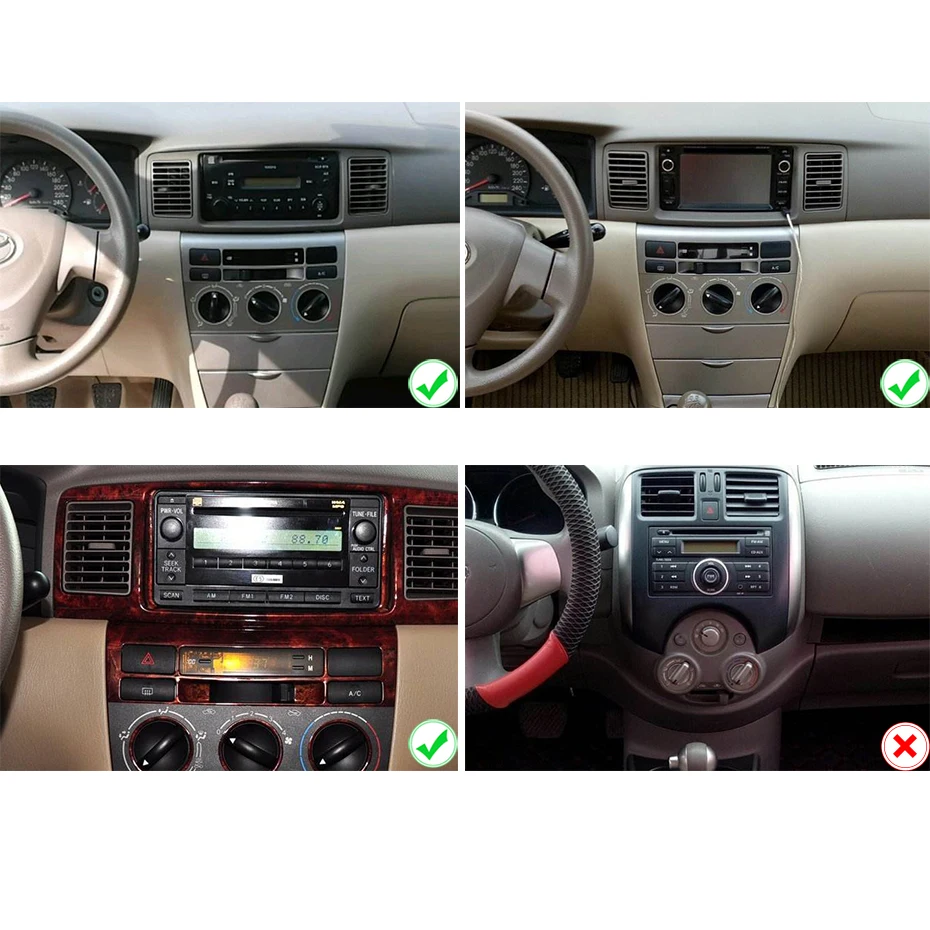 4G 64G магнитола 2DIN Android 9 0 автомагнитола автомобильное радио для Toyota универсальное