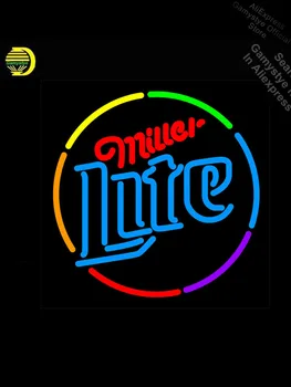 Miller Lite Multi Color Circle Neon Sign neon Light Sign galss Bright Color Pub Bar Signs Tube Neon Shop budweiser neon sign
Miller Lite Multi Color Circle Neon Sign neon Light Sign galss Bright Color Pub Bar Signs Tube Neon Shop budweiser neon sign