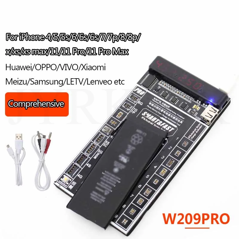 Jyrkior For iPhone X/XS/MAX 11 Pro Max 8/8P/7/Samsung Battery Fast Charger /Activation Circuit Tester PCB Board Repair Tools