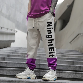 Color Block Cargo Harem Joggers Track Pants Hip Hop Casual Baggy Sweatpants Streetwear Fashion Letter Hipster Pants Trousers
Color Block Cargo Harem Joggers Track Pants Hip Hop Casual Baggy Sweatpants Streetwear Fashion Letter Hipster Pants Trousers