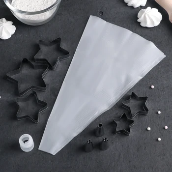 Confectionery set "Lorien", 10 items: baking dish 5 pcs "Star", 3 nozzles, adapter, bag
Confectionery set "Lorien", 10 items: baking dish 5 pcs "Star", 3 nozzles, adapter, bag