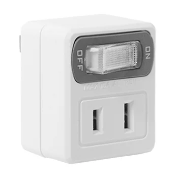 Jimier 1-15P NEMA USA Outlet Saver Power Converter Extension Adapter 90 Degree Angled with Switch 1 to 2
Jimier 1-15P NEMA USA Outlet Saver Power Converter Extension Adapter 90 Degree Angled with Switch 1 to 2