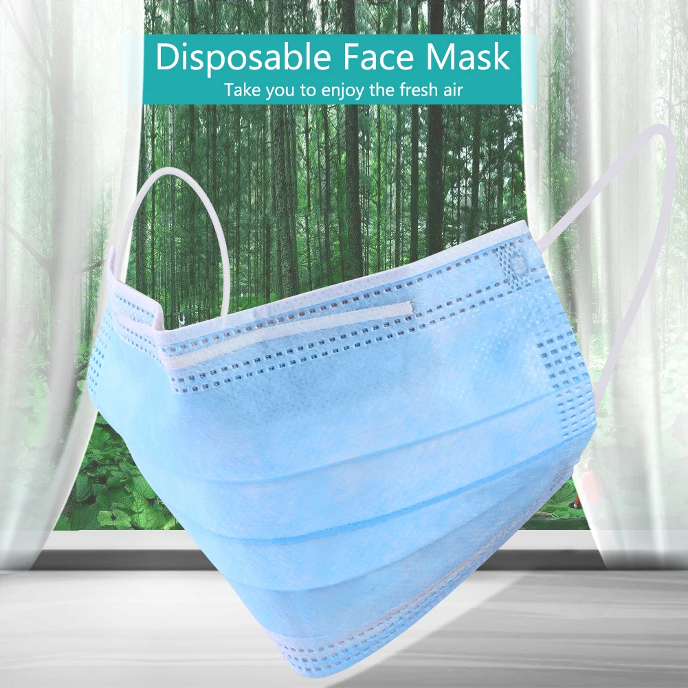 10pcs Disposable 3-Layer Face Mask Dust Proof Antiviral Surgical Masks for Coronavirus Clear Viruses
10pcs Disposable 3-Layer Face Mask Dust Proof Antiviral Surgical Masks for Coronavirus Clear Viruses
