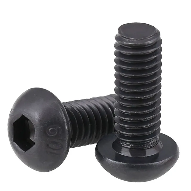 100pcs M5*6 Black button head screw grade 10.9 hexagon socket button head cap screw hex socket allen screw bolts
100pcs M5*6 Black button head screw grade 10.9 hexagon socket button head cap screw hex socket allen screw bolts