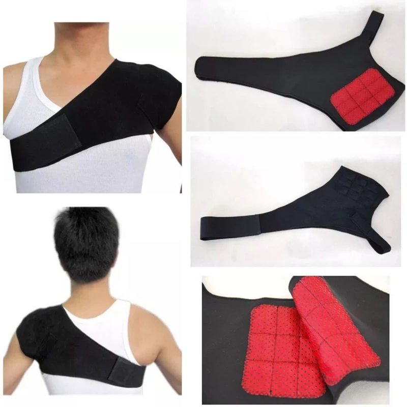 Description Picture 3 of itemTourmaline Left&Right Shoulderpads Posture Corrector Release Pain Brace Joint Pain Magnetic Shoulder Support