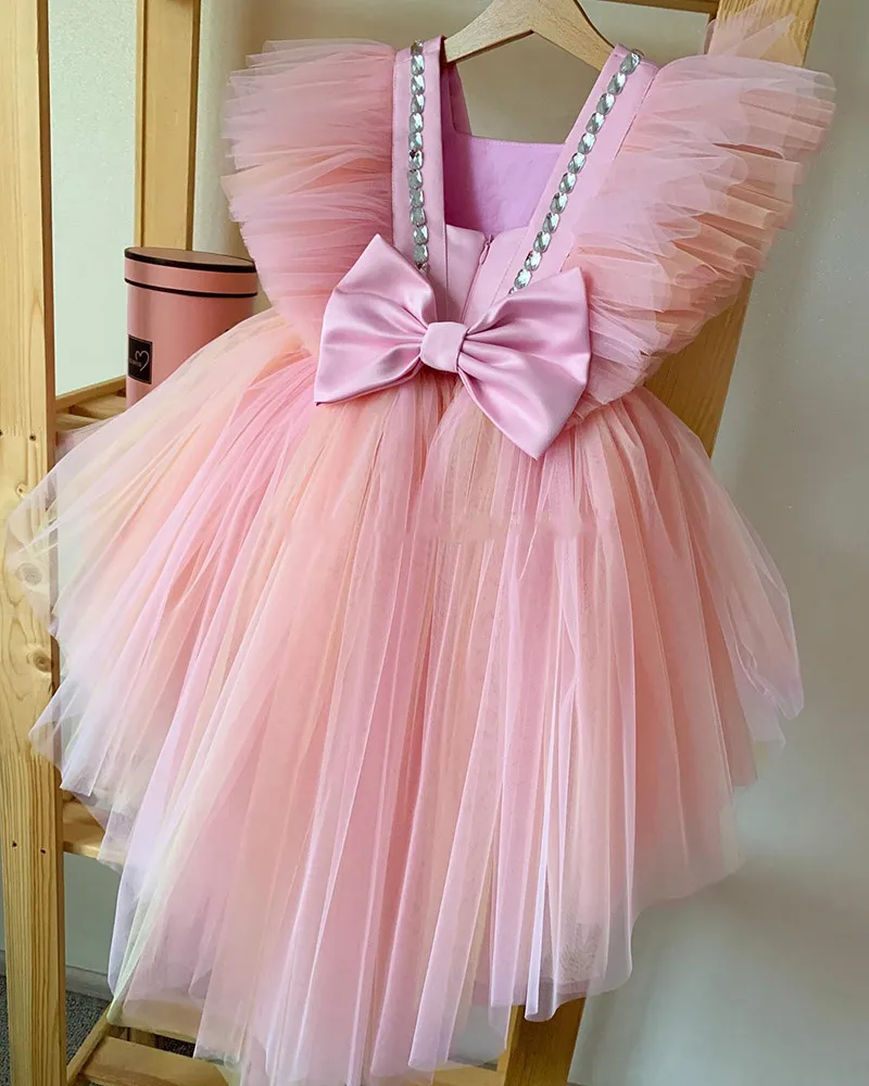 Flower Girl Dresses Pink Tulle Sleeveless Cascading Kids Pageant Gowns Princess Birthday Dresses First Communion
Flower Girl Dresses Pink Tulle Sleeveless Cascading Kids Pageant Gowns Princess Birthday Dresses First Communion