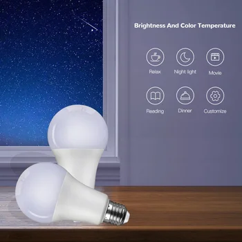 DoHome Support Siri Wi-Fi Enabled E27 8W Dimmable Smart LED Light Bulb Remote Control, Alexa & Google Assistant
DoHome Support Siri Wi-Fi Enabled E27 8W Dimmable Smart LED Light Bulb Remote Control, Alexa & Google Assistant