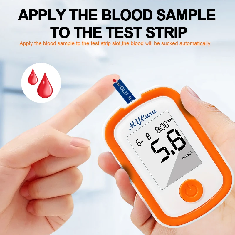 Shop Generic Blood Glucose Meter With Test Strs Lancets 5s Test
