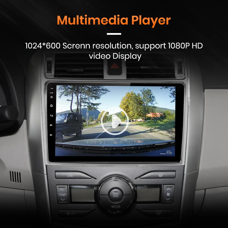 Автомагнитола AWESAFE PX9 для Toyota Corolla E140/150 2007 2013 мультимедийный видеоплеер с GPS 2din 2 din