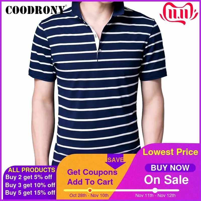 COODRONY 2020 Spring Summer New T-Shirt Men Fashion Striped Short Sleeve T Shirt Men Clothes Soft Cotton Tee Shirt Homme C5011S
COODRONY 2020 Spring Summer New T-Shirt Men Fashion Striped Short Sleeve T Shirt Men Clothes Soft Cotton Tee Shirt Homme C5011S