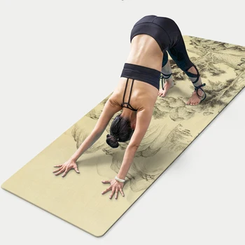 183*66*0.5CM Suede TPE Yoga Mat Chinese Landscape Fitness Gym Exercise Workout Mat Pad Non-slip Environmental Picnic Blanket
183*66*0.5CM Suede TPE Yoga Mat Chinese Landscape Fitness Gym Exercise Workout Mat Pad Non-slip Environmental Picnic Blanket
