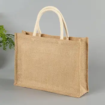 Storage Pouch With Handle Eco-friendly Women Handbag Accessories Jute Tote Gift Travel Multi Use Casual Shopping Solid Home
Storage Pouch With Handle Eco-friendly Women Handbag Accessories Jute Tote Gift Travel Multi Use Casual Shopping Solid Home