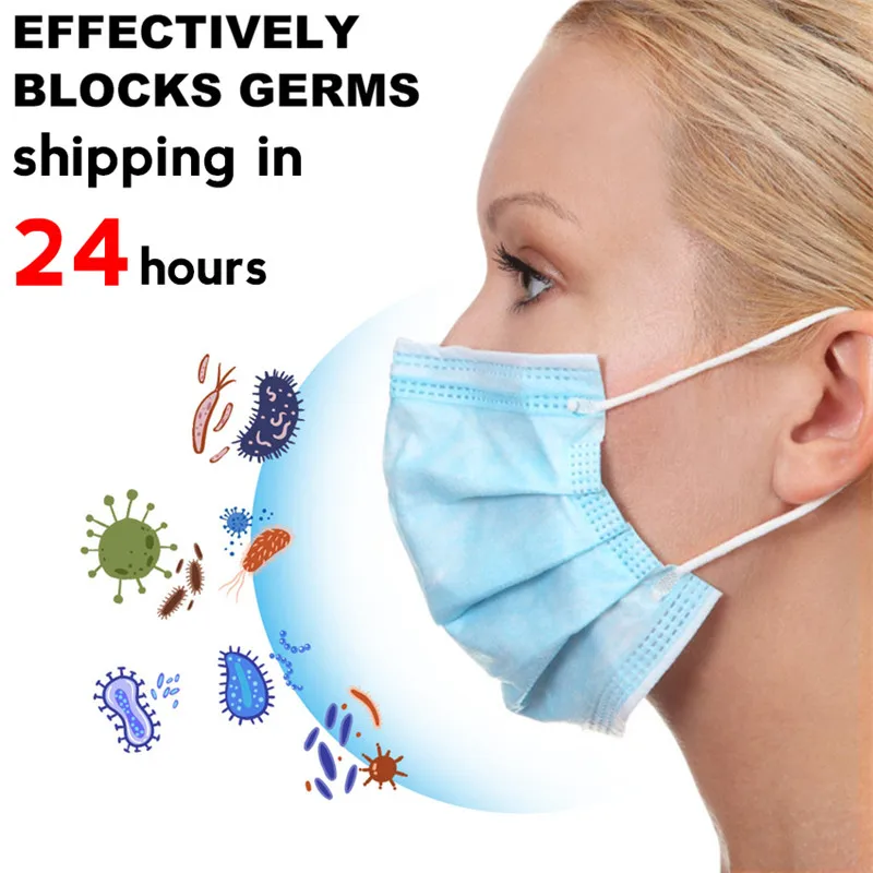 CC Mask Disposable Protect 3 Layers Face Mouth Non Woven Earloops Masks Safe Health Maske Fast Shipping Hot Sale 30pcs Maski
CC Mask Disposable Protect 3 Layers Face Mouth Non Woven Earloops Masks Safe Health Maske Fast Shipping Hot Sale 30pcs Maski