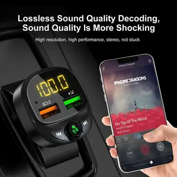 1pcs Bluetooth FM Transmitter Modulator Handsfree Calling Car Audio USB Receiver MP3 Player Charger Car Bluetooth Dual Car S9X2
1pcs Bluetooth FM Transmitter Modulator Handsfree Calling Car Audio USB Receiver MP3 Player Charger Car Bluetooth Dual Car S9X2