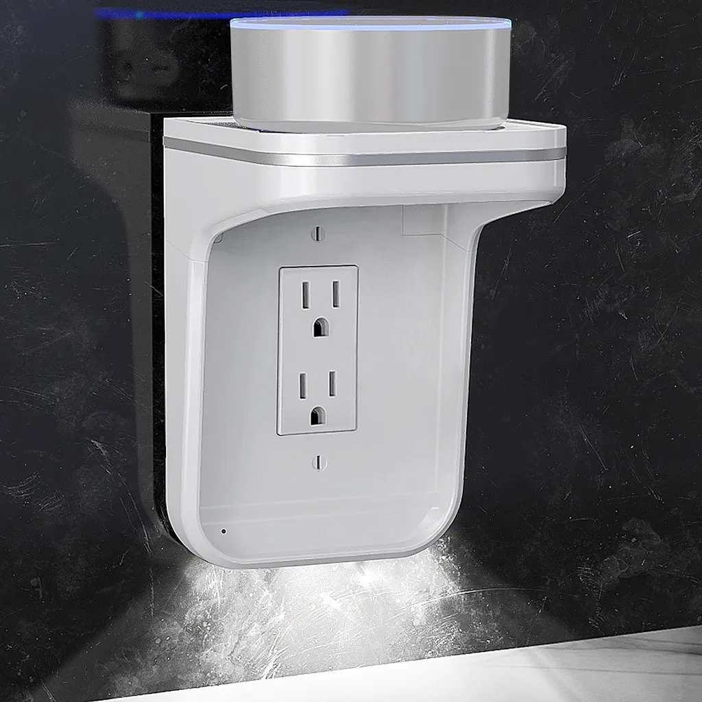 Wall Outlet Shelf Power Socket Bracket Charging Shelf LED Outlet Cover Storage for Amazon Echo Google Home Square Type HM010
Wall Outlet Shelf Power Socket Bracket Charging Shelf LED Outlet Cover Storage for Amazon Echo Google Home Square Type HM010