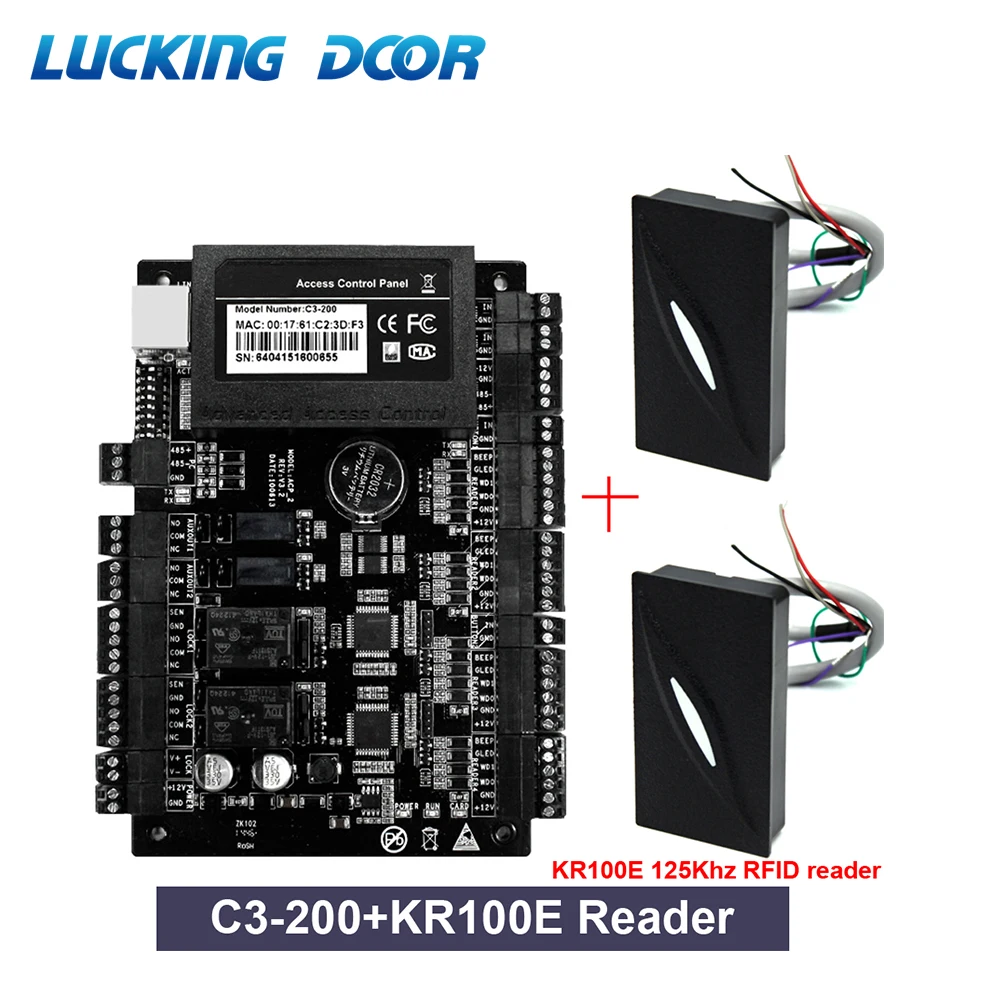 KR100E kit IP-based Door Access Control Panel TCP/IP RS485 Communication Advanced Wiegand 26 | Безопасность и защита